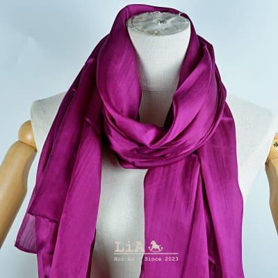 Mulberry Silk Scarf - Lotus Color - LiA Hoi An