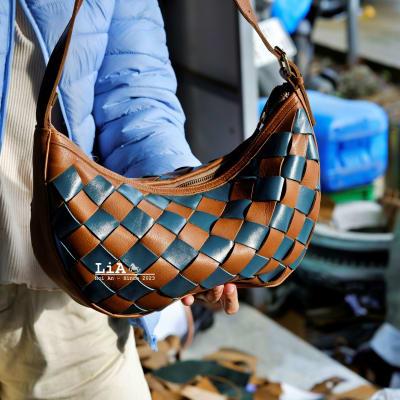 LiA Hoi An's Strappy Shoulder Bag with Mixed Colors