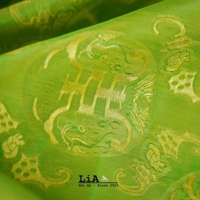 Set 6-0.9m Pink Mulberry Silk, Tho Roi Pattern, Dress Silk, Luxury Silk, Viet Silk, LiA Hoi An's Silk