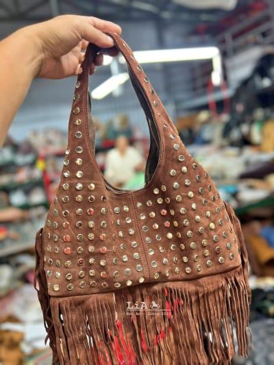 LiA Hoi An Studded shoulder bag – Boho bag
