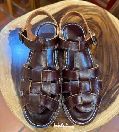 Personalized leather Fishermen sandals – Real Leather sandals | LiA Hoi An