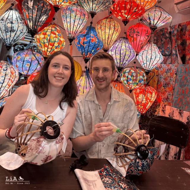 A Heartwarming Journey in Hoi An: How One Couple Created Their Own Magical Silk Lanterns at LiA Hoi An